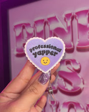 Load image into Gallery viewer, Yapper Badge Reel 4pk