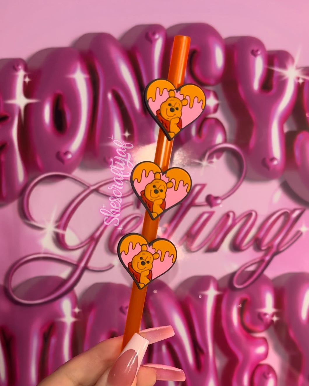 Honey Love Straw Toppers