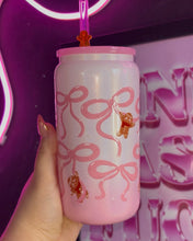 Load image into Gallery viewer, Pink Gingy Glass Cups
