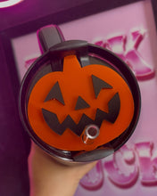 Load image into Gallery viewer, Jack O Lantern Lid Topper 40oz
