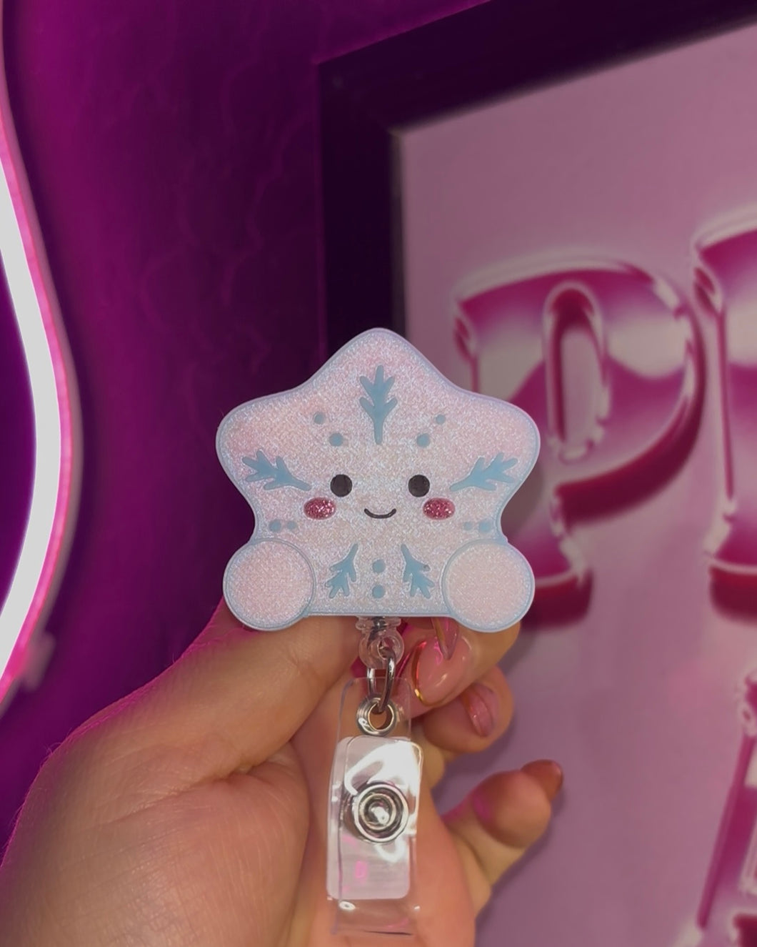 Snowflake Badge Reel