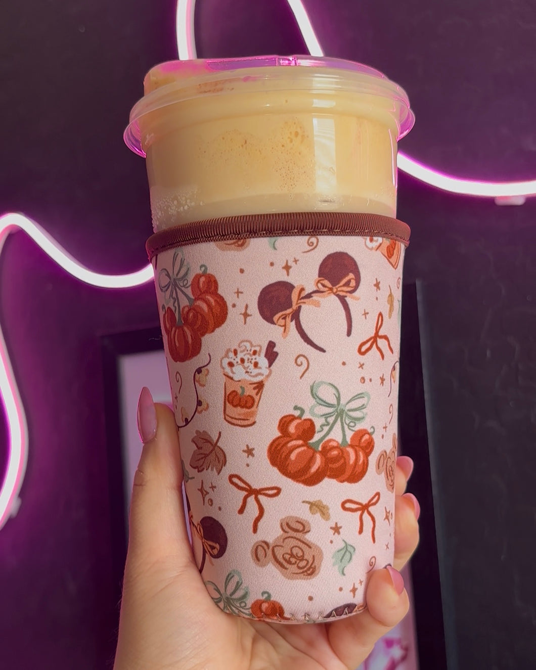 Fall Pumpkin Coffee Sleeve