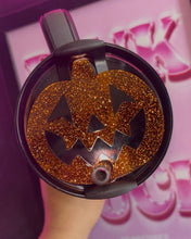 Load image into Gallery viewer, Jack O Lantern Lid Topper 40oz
