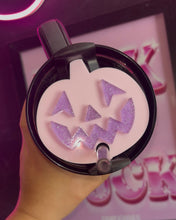 Load image into Gallery viewer, Jack O Lantern Lid Topper 40oz
