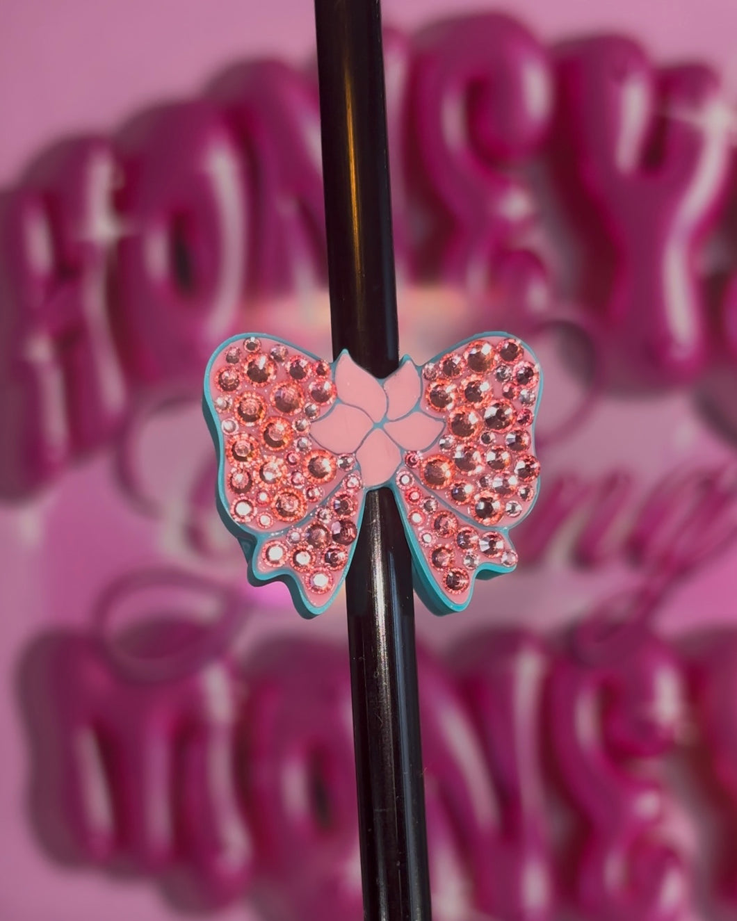 Mulan Bow Straw Topper