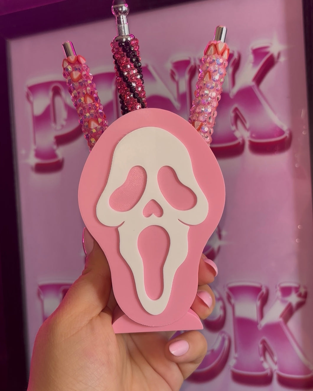Ghostface Pen Holder