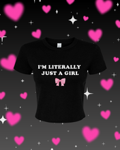Load image into Gallery viewer, Just a Girl Baby Tee

