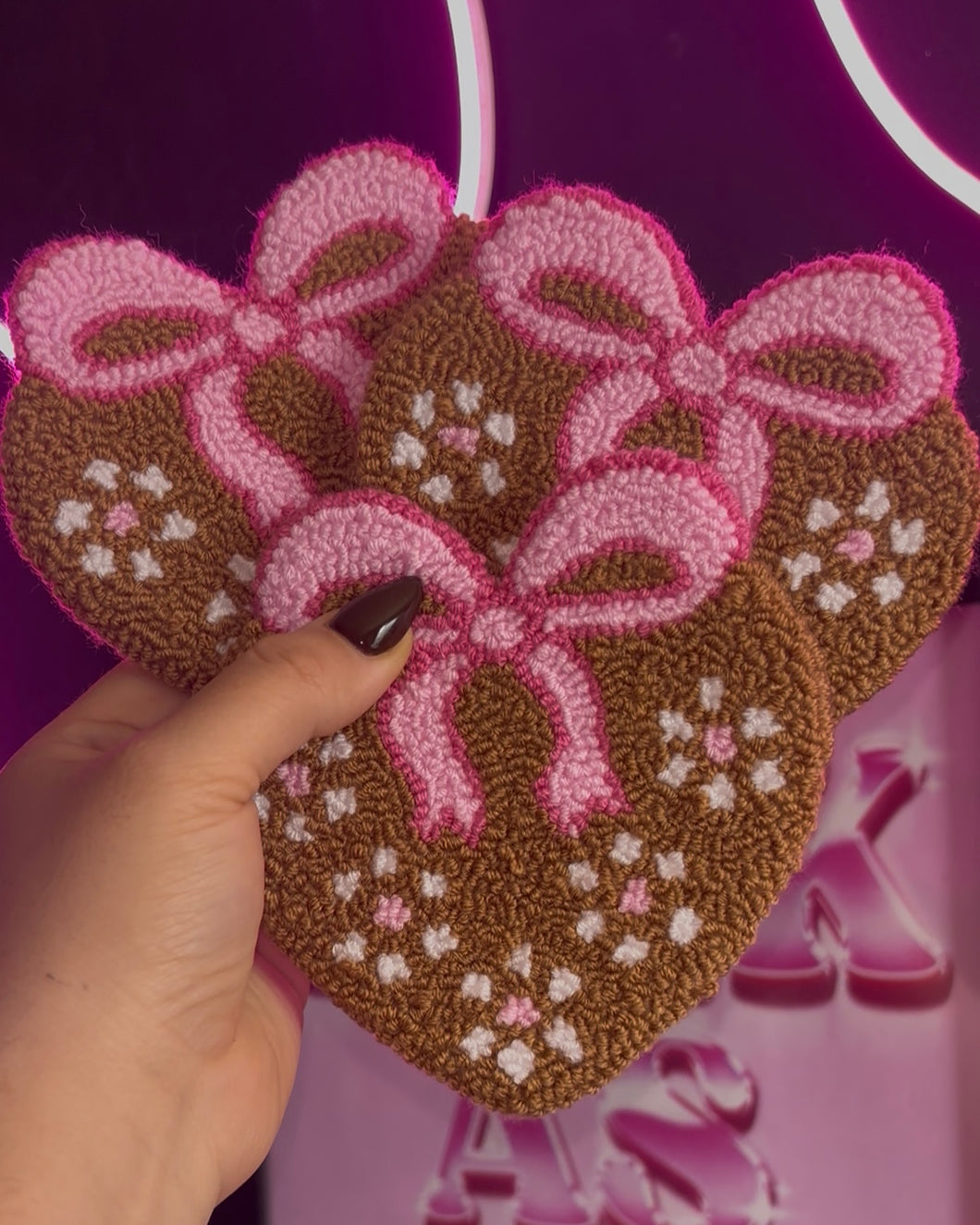 Corazon Barro Rug Coaster