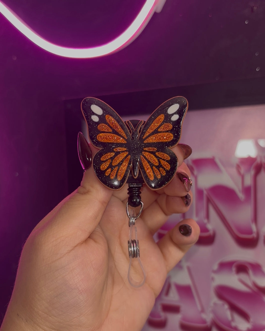 Butterfly Badge Reel