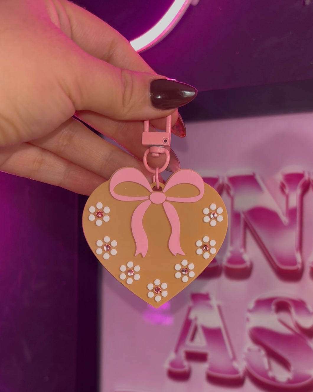 Corazon Barro Bag Charm